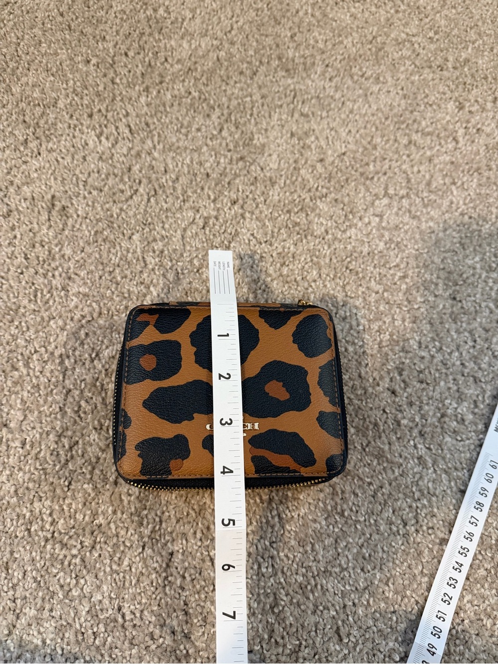 Coach Leopard Print Jewelry Organizer - Picture 5 of 5